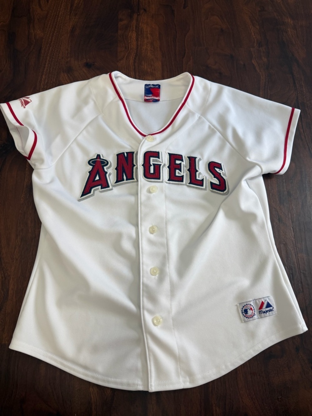 Vintage White Majestic Los Angeles Angels Baseball Jersey